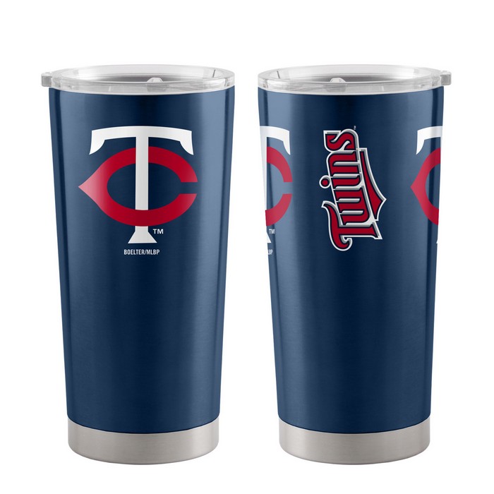 BOELTER Minnesota Twins Travel Tumbler 20oz Ultra Navy