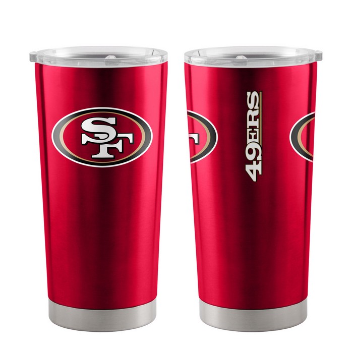 BOELTER San Francisco 49ers Travel Tumbler 20oz Ultra Red