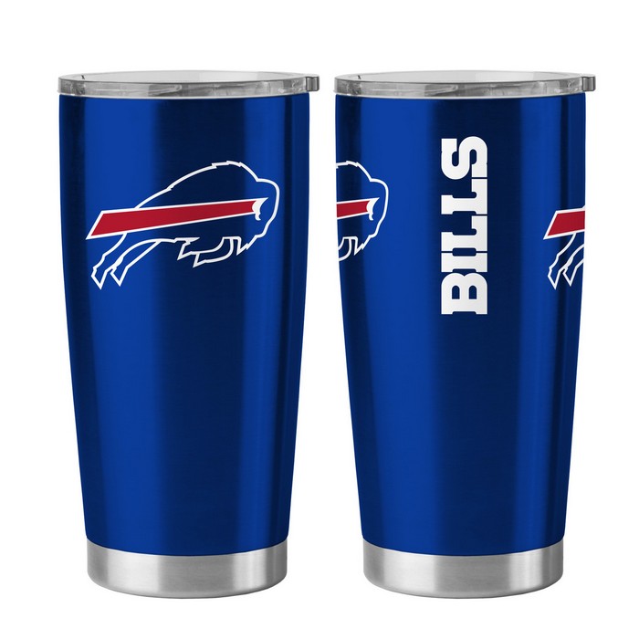 BOELTER Buffalo Bills Travel Tumbler 20oz Ultra Blue