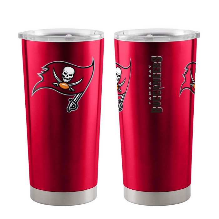 BOELTER Tampa Bay Buccaneers Travel Tumbler 20oz Ultra Red