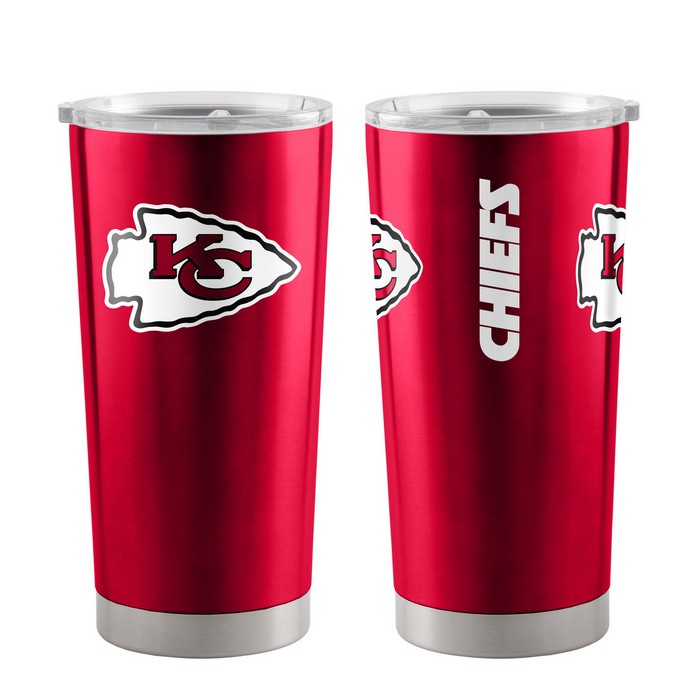 BOELTER Kansas City Chiefs Travel Tumbler 20oz Ultra Red