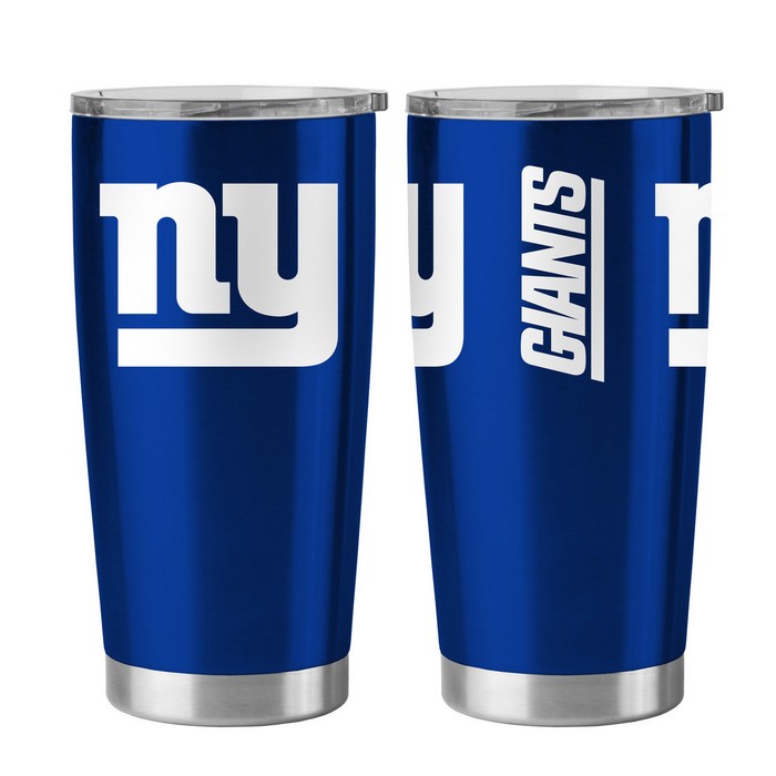 BOELTER New York Giants Travel Tumbler 20oz Ultra Blue