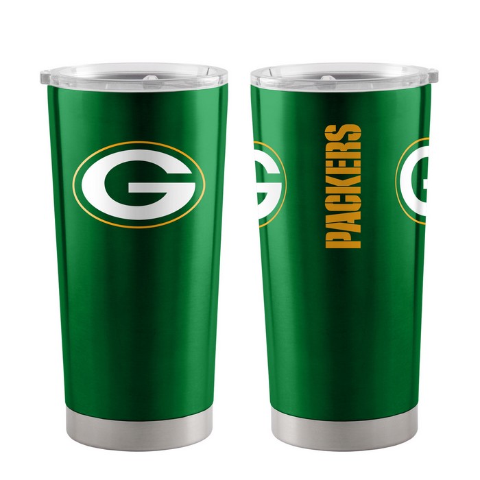 BOELTER Green Bay Packers Travel Tumbler 20oz Ultra Green