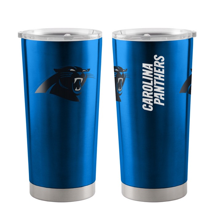 BOELTER Carolina Panthers Travel Tumbler 20oz Ultra Black