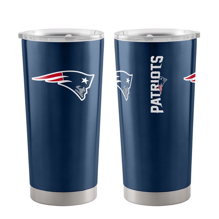 BOELTER New England Patriots Travel Tumbler 20oz Ultra Navy