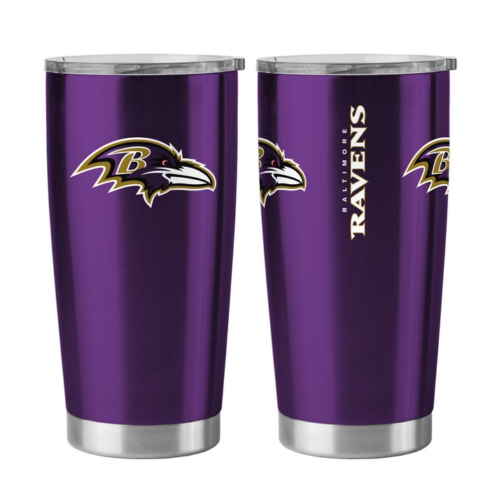 BOELTER Baltimore Ravens Travel Tumbler 20oz Ultra Purple