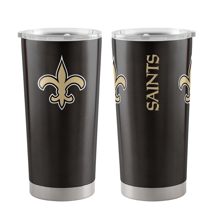 BOELTER New Orleans Saints Travel Tumbler 20oz Ultra Black