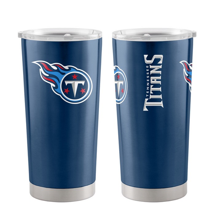 BOELTER Tennessee Titans Travel Tumbler 20oz Ultra Navy