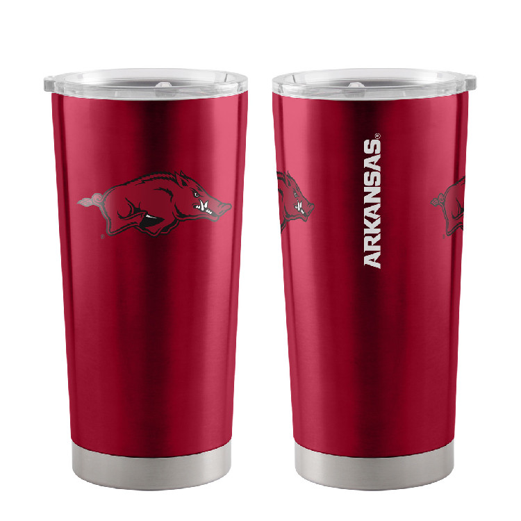 Arkansas Razorbacks Travel Tumbler 20oz Ultra Burgundy