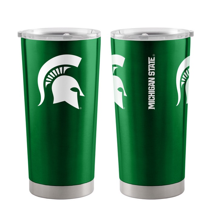 BOELTER Michigan State Spartans Travel Tumbler 20oz Ultra Green