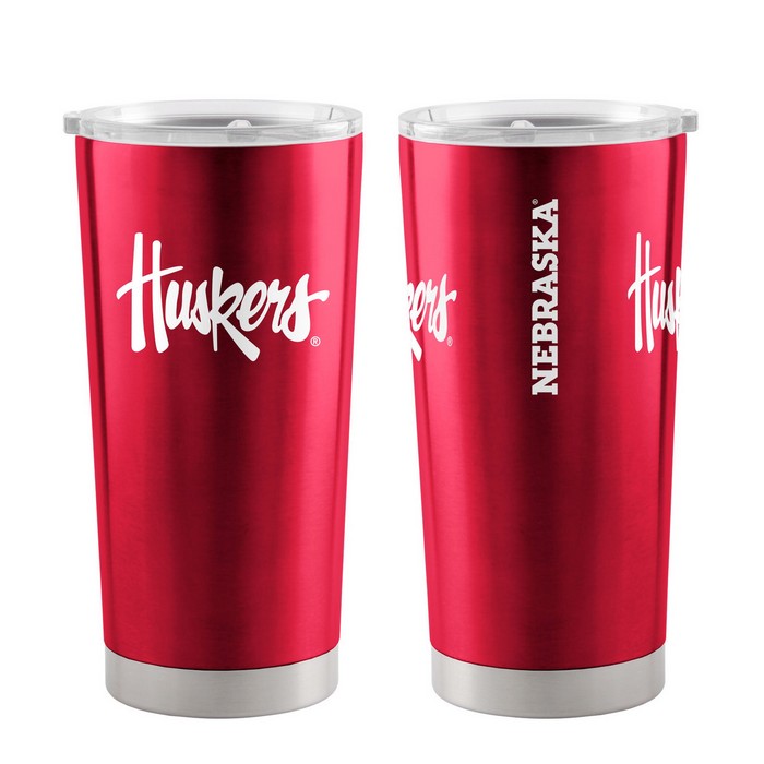 BOELTER Nebraska Cornhuskers Travel Tumbler 20oz Ultra Red