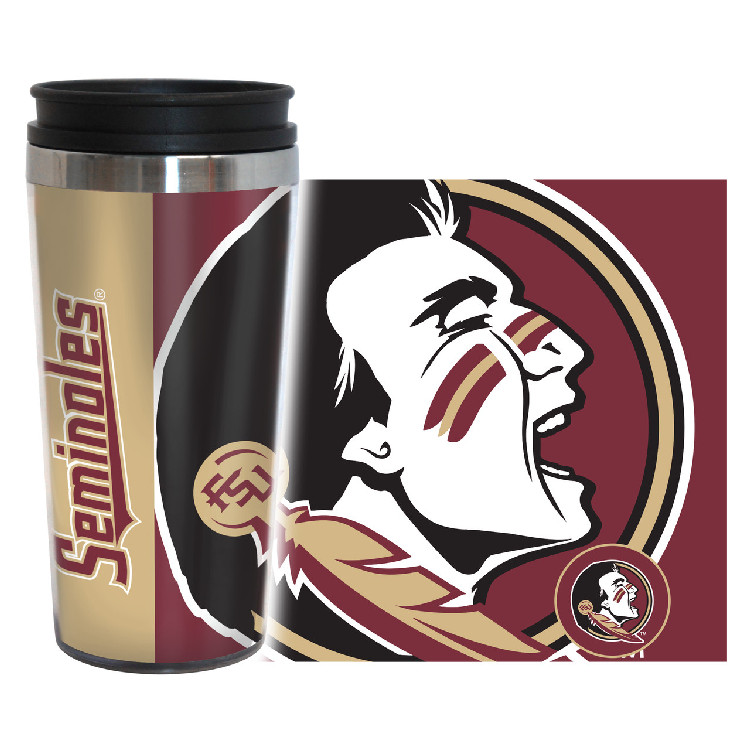 Florida State Seminoles Travel Mug - 14 oz Full Wrap - Hype Style