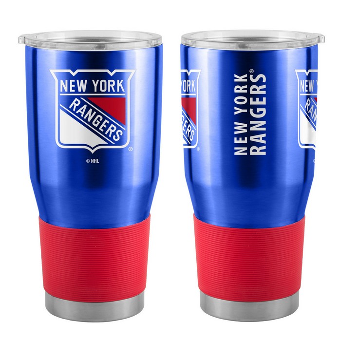 New York Rangers Travel Tumbler 30oz Ultra Blue