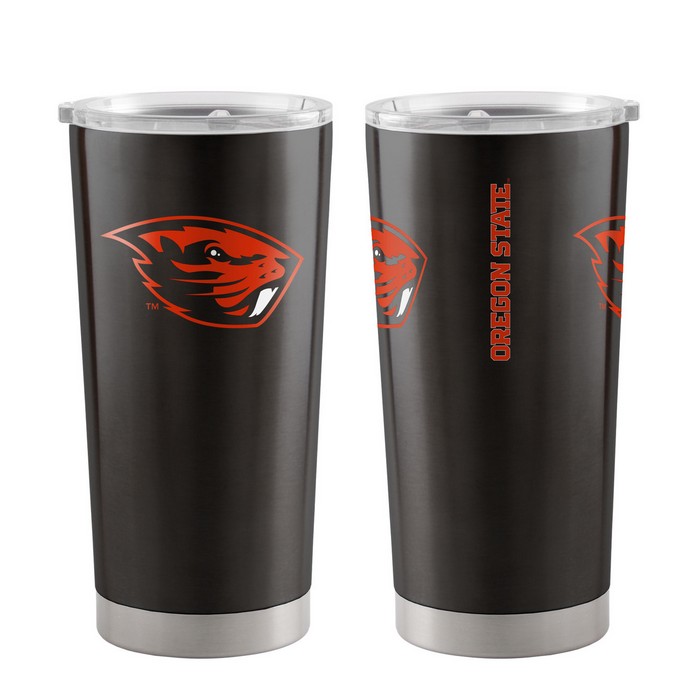 BOELTER Oregon State Beavers Travel Tumbler 20oz Ultra Black -