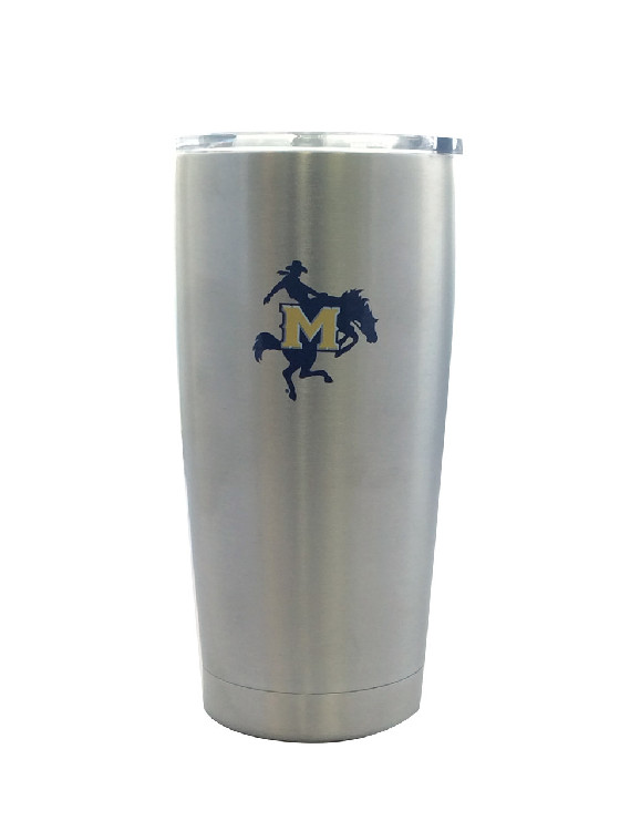 McNeese State Cowboys Travel Tumbler 20oz Ultra Silver CO