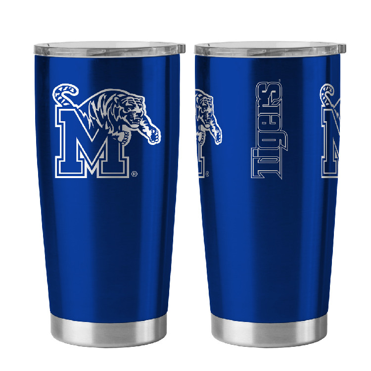 Memphis Tigers Travel Tumbler 20oz Ultra Navy