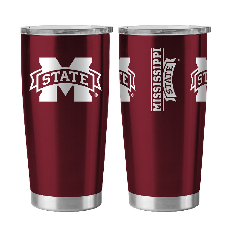 Mississippi State Bulldogs Travel Tumbler 20oz Ultra Burgundy