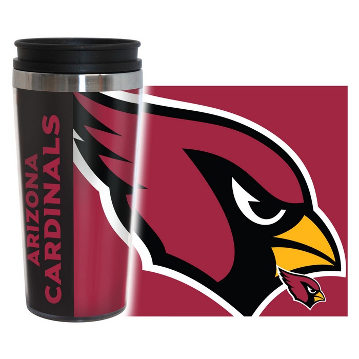 Arizona Cardinals Travel Mug 14oz Full Wrap Style Hype Design