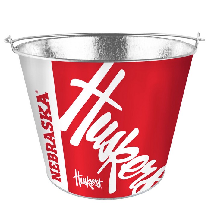 Nebraska Cornhuskers Bucket 5 Quart Hype Design