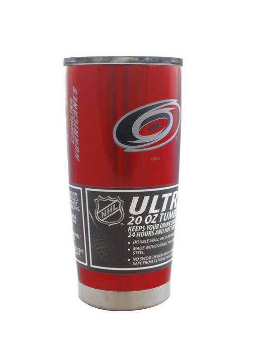 BOELTER Carolina Hurricanes Travel Tumbler 20oz Ultra Red