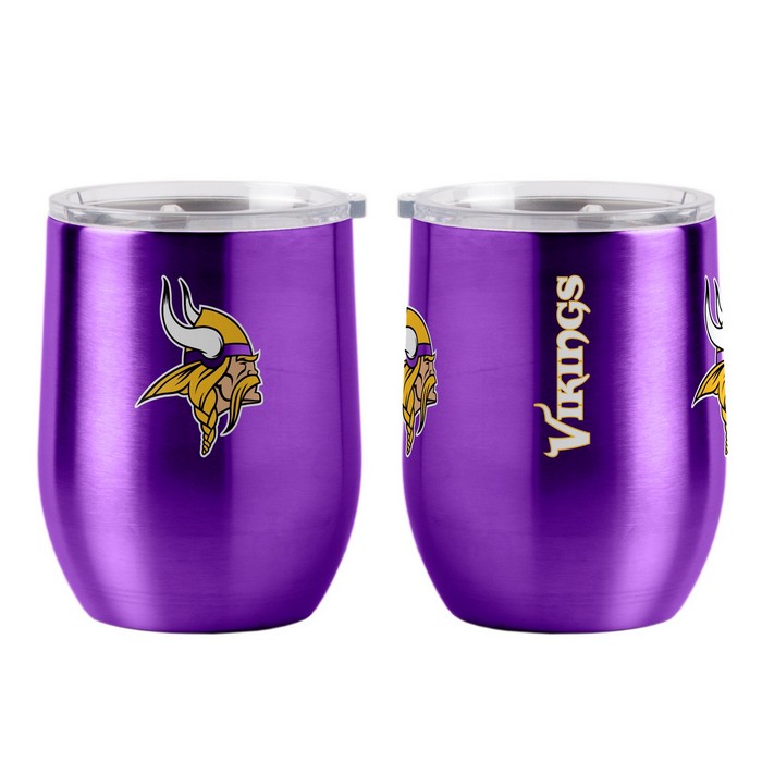 Minnesota Vikings Travel Tumbler 16oz Ultra Curved Beverage