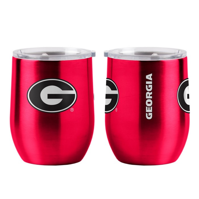 BOELTER Georgia Bulldogs Travel Tumbler 16oz Ultra Curved Beverage