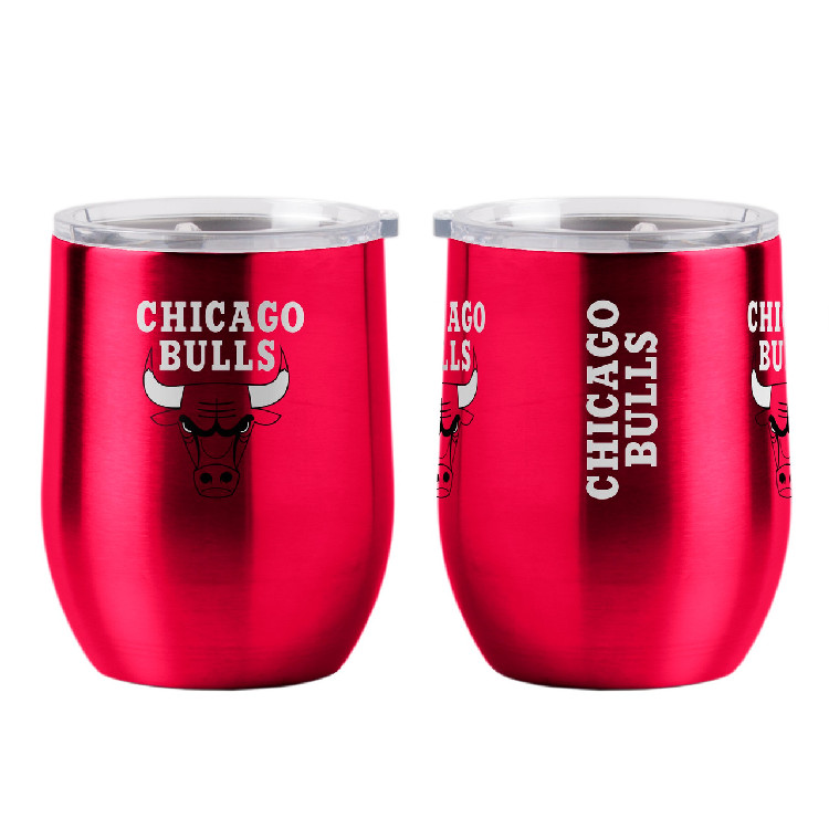 Chicago Bulls Travel Tumbler 16oz Ultra Curved Beverage