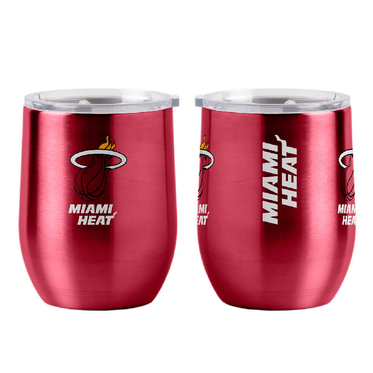 Miami Heat Travel Tumbler 16oz Ultra Curved Beverage