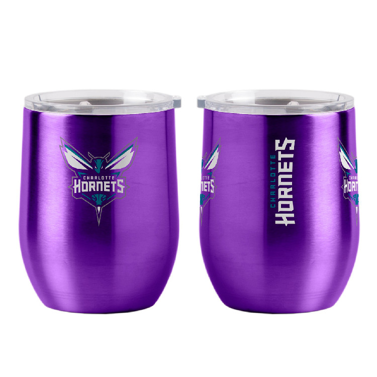 Charlotte Hornets Travel Tumbler 16oz Ultra Curved Beverage