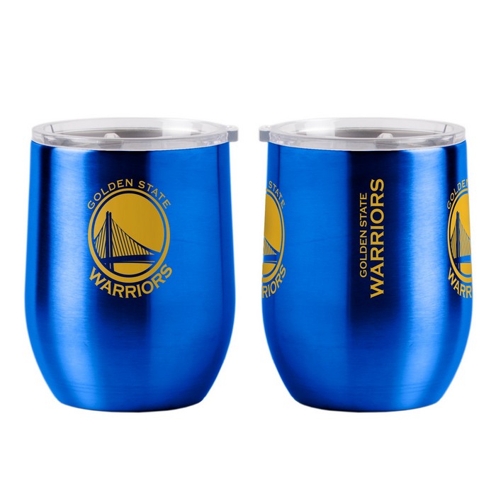 BOELTER Golden State Warriors Travel Tumbler 16oz Ultra Curved Beverage