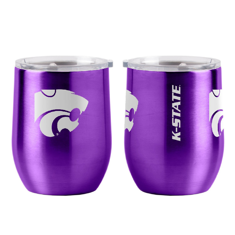 Kansas State Wildcats Travel Tumbler 16oz Ultra Curved Beverage