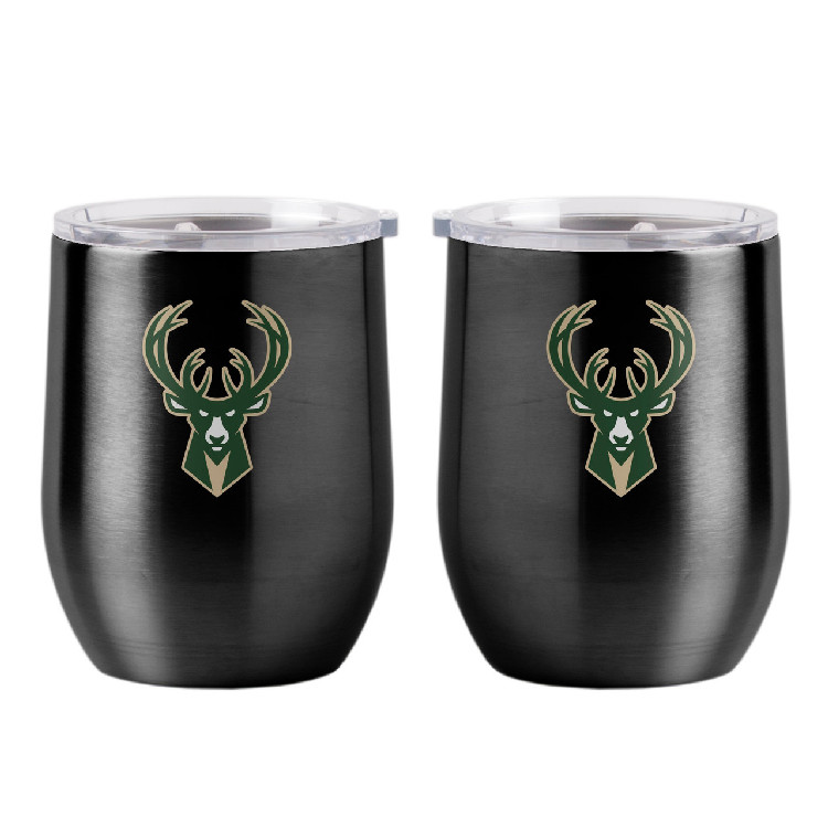 Milwaukee Bucks Travel Tumbler 16oz Ultra Curved Beverage