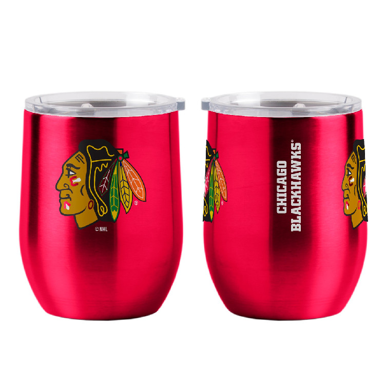 Chicago Blackhawks Travel Tumbler 16oz Ultra Curved Beverage