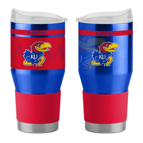 BOELTER Kansas Jayhawks Travel Tumbler 24oz Ultra Twist -