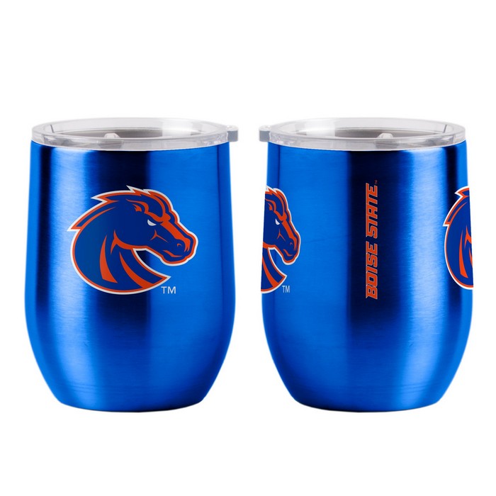 BOELTER Boise State Broncos Travel Tumbler 16oz Ultra Curved Beverage