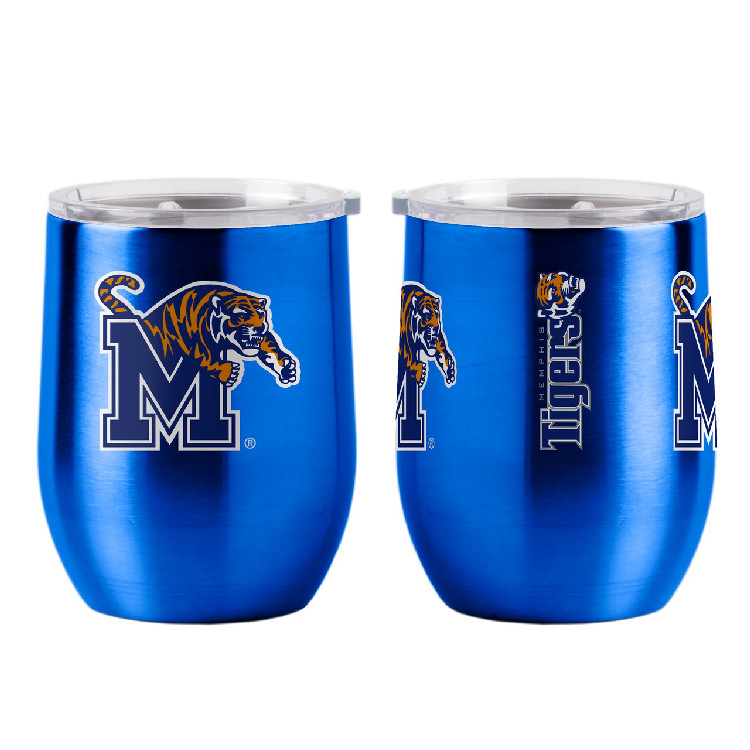 Memphis Tigers Travel Tumbler 16oz Ultra Curved Beverage