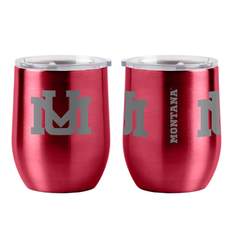 Montana Grizzlies Travel Tumbler 16oz Ultra Curved Beverage