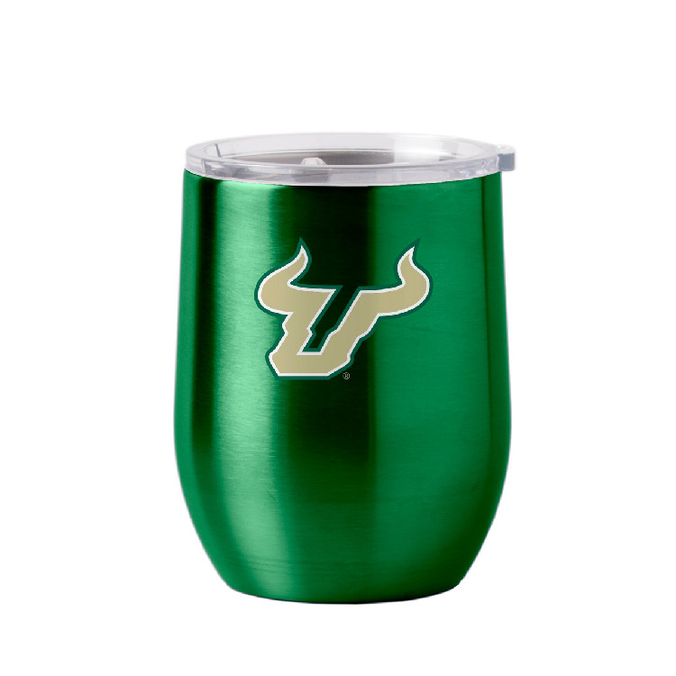 South Florida Bulls Travel Tumbler 16oz Ultra Curved Beverage