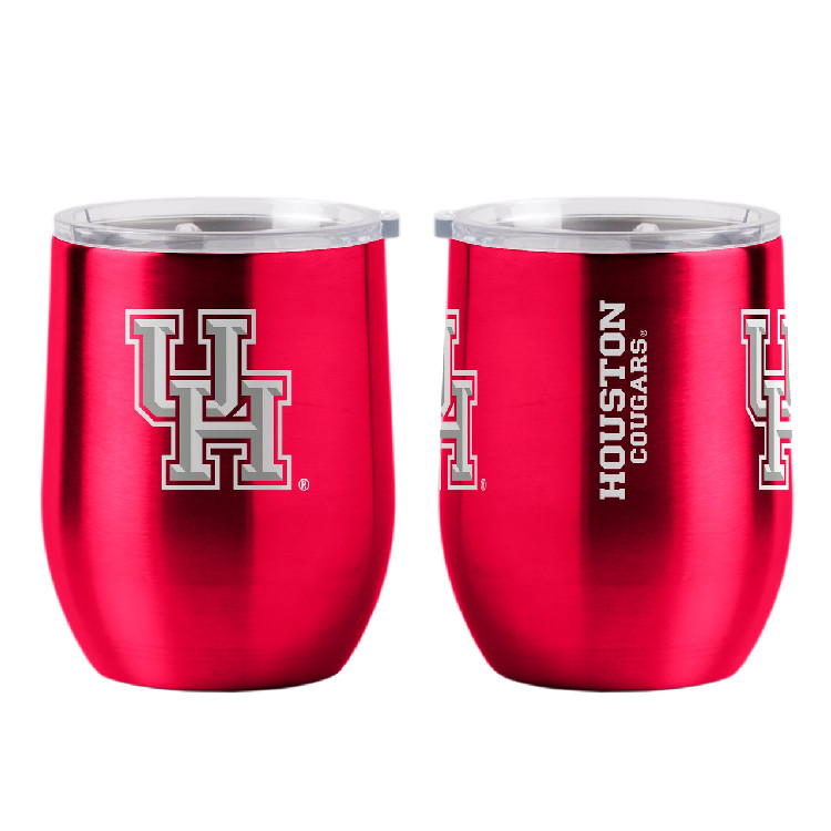 Houston Cougars Travel Tumbler 16oz Ultra Curved Beverage