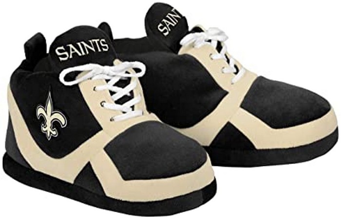 Forever Collectibles New Orleans Saints Sneaker Slippers - 12pc Case  CO