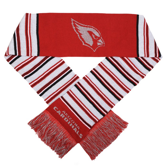 Arizona Cardinals Glitter Stripe Scarf