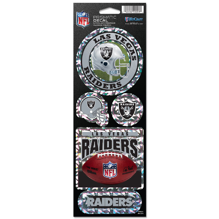 Las Vegas Raiders Stickers Prismatic