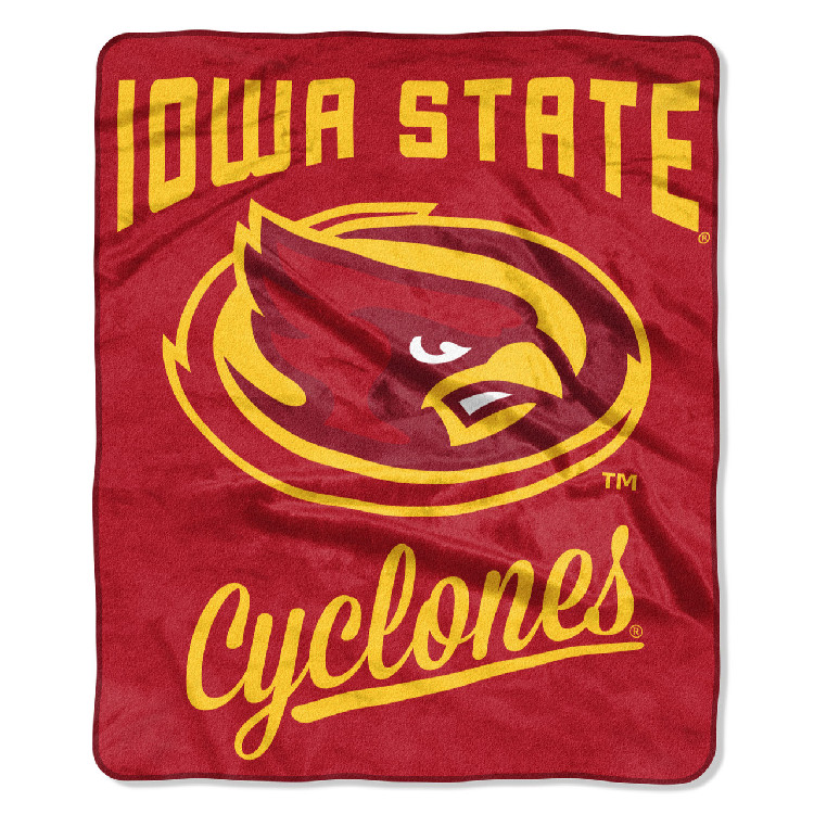 Iowa State Cyclones Blanket 50x60 Raschel Alumni Design