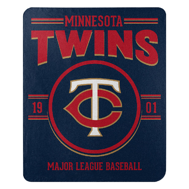 Minnesota Twins Blanket 50x60 Fleece Southpaw Design