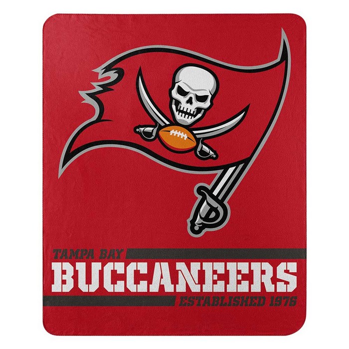 Tampa Bay Buccaneers Blanket 50x60 Fleece Split Wide Design