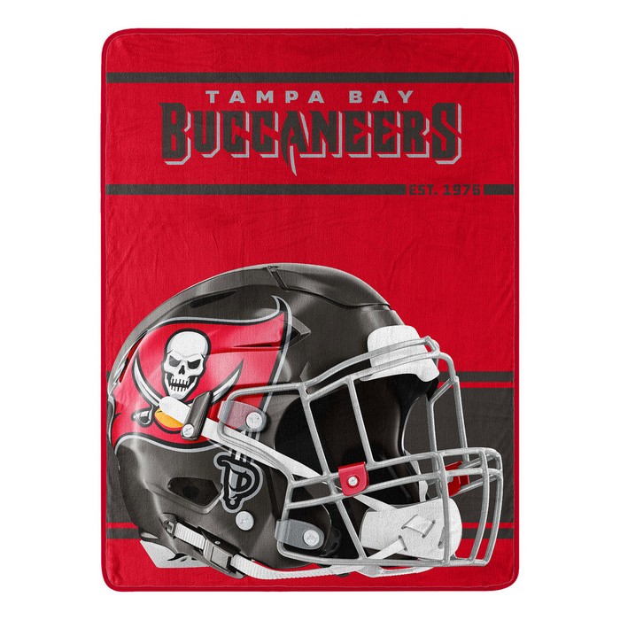 Northwest Company Tampa Bay Buccaneers Blanket 46x60 Micro Raschel Run Design Rolled