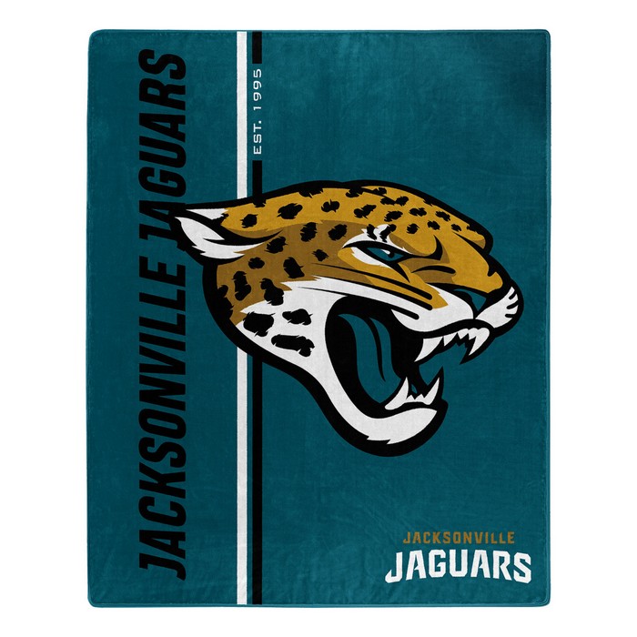 Northwest Company Jacksonville Jaguars Blanket 50x60 Raschel Restructure Design