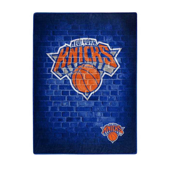 New York Knicks Blanket 60x80 Raschel Street Design -