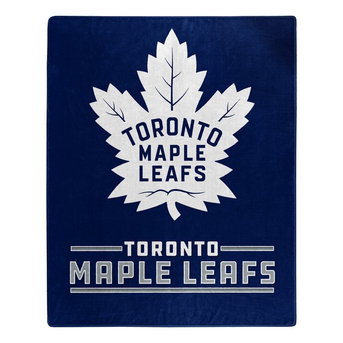 Northwest Company Toronto Maple Leafs Blanket 50x60 Raschel Interference Design