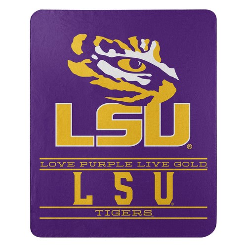 Northwest Company LSU Tigers Blanket 50x60 Fleece Control Design